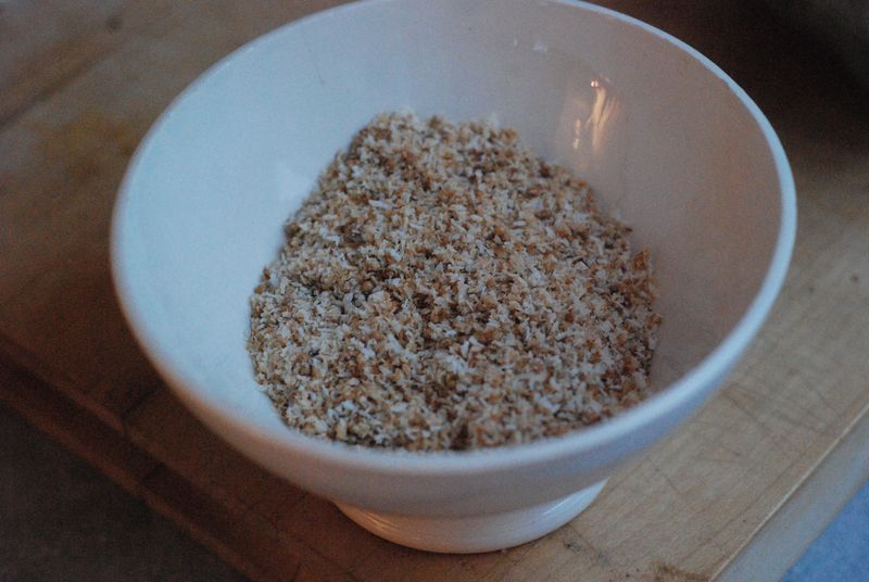 Toasted coconut and mustard seed