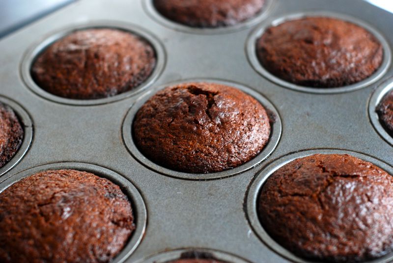 Boston browd bread muffins, baked