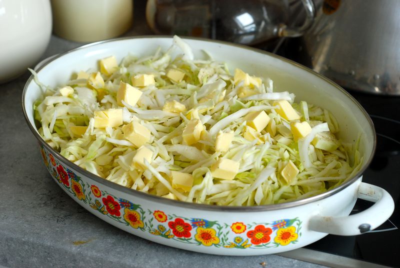 Raw cabbage