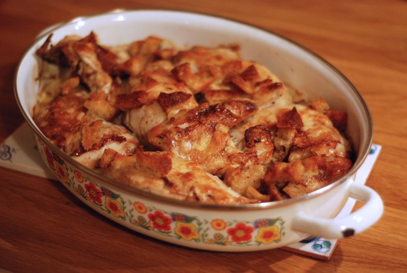 Chicken gratin