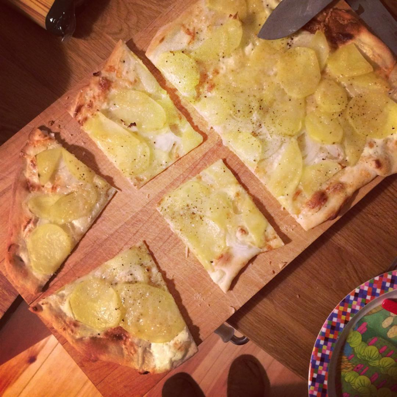 Kartoffel-Käse Dinnede