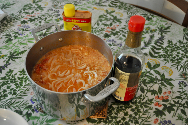 Hetty McKinnon's Tomato and Egg Drop Noodle Soup Pot