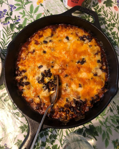 Ali Slage's Cheesy Black Bean Bake Ali Slage's Cheesy Black Bean Bake